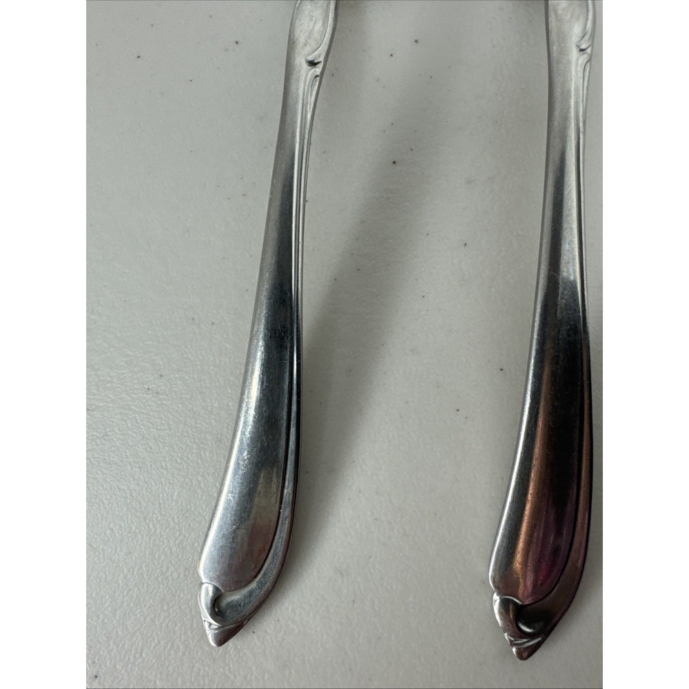 Oneida Oneidacraft Deluxe SHASTA Stainless Flatware 2 - Soup Spoons 7" - Picture 2 of 8